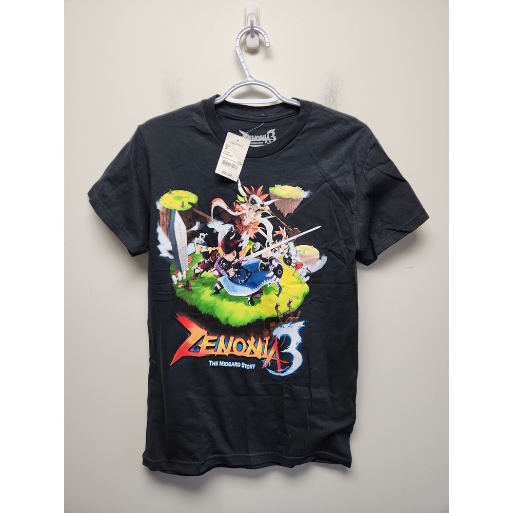 Zenonia 3 The Midgard Story Hybrid Tees Black Graphic T-Shirt Small 2ZEN001 NWT